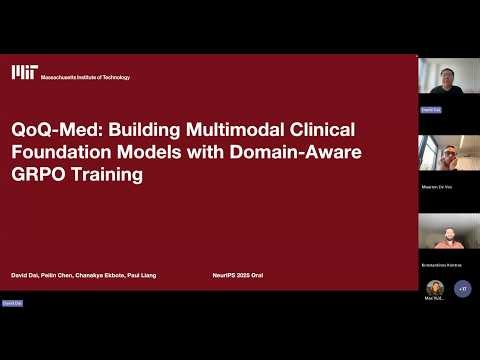 Biomed Seminar | David Dai (MIT): Multimodal Clinical Foundation Model QoQ-Med (NeurIPS 2025 Oral)