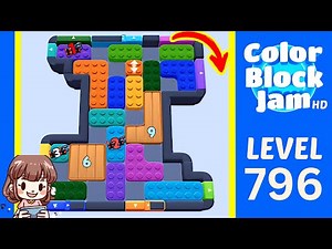 Color Block Jam Level 796 Solution Walkthrough