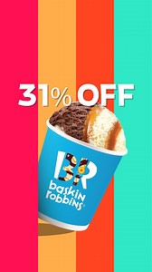 Hello, all you cool Baskin-Robbins fans out there! 31Day is today which means it's time to get your scoop on with 31% OFF Handpacked Ice Cream for all flavors bought in Pint, Quart, or Half-gallon. 🤩 Come on over today, and happy 31Day at Baskin-Robbins!🍦😍 Fyi: 🍦 Choose 1 flavor for Handpacked pint and quart 🍦 Choose 2 flavors for Handpacked half gallon #BaskinRobbinsMalaysia #LiveFlavorfully #31DayinMarch #31Day | Baskin-Robbins