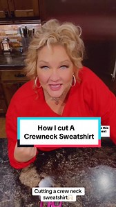 Hey Shug🙌🏻 How I cut my crewneck sweatshirts into a V-Neck🙌🏻 Make sure to save this 😉 Scissors just copy paste this link into your browser👇🏻 https://urlgeni.us/amzn/FZ8ePscissors Hey Shug sweatshirt👇🏻 https://www.topdropviral.com/products/personalized-puff-sweatshirt Love your face, Anne🎃 @Top Drop Viral