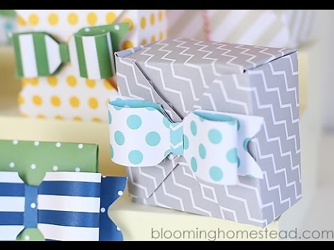 DIY Gift Boxes tutorial using 123 Punch Board Party Collection