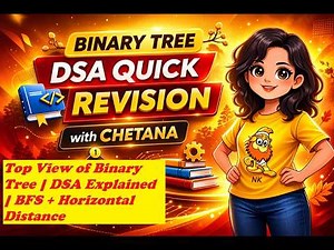 9. Top View of Binary Tree | DSA Explained | BFS + Horizontal Distance