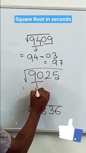 Find square root in seconds | super easy math trick #shortvideo #maths #education #shortsfeed