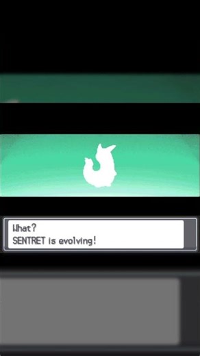Sentret Evolution in Pokemon Heart Gold and Soul Silver #Shorts