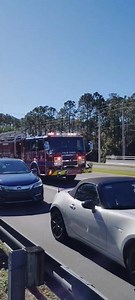 PCFD Engine 29 Responding code 3 Read description #palmcoast #firetruck