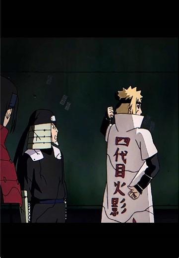 Minato Namikaze - only ninja (in the 3rd great ninja war) with a “flee on sight” order. #minato #minatonamikaze #hokage #animeedit