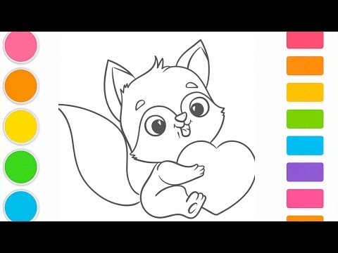 How to draw a cute squirrel | Step by Step