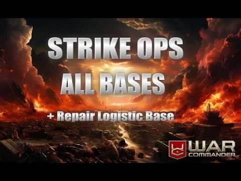 War Commander - Strike Ops All bases + Repair Logistic Base