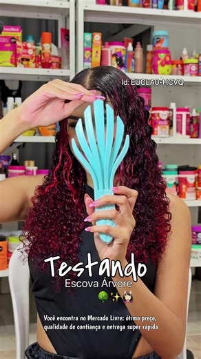 Testando com vocês✨💆🏻‍♀️ #cachos #cacheadas #escova No vídeo eu mostro e uso Escova De Cabelo Desembaraçante Formato Árvore Marco Boni que encontrei no Mercado Livre 🔍Pega este código en el buscador de Mercado Libre: 🔗EUCLA0-HCVQ #MercadoLivre #MeusFavsDoMercadoLivre @Mercado Livre