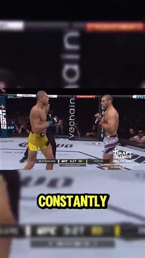 How Alex Pereira Trapped Sean Strickland 🗿 #ufc #mma #alexpereira #seanstrickland #fight #analytics