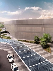 A fly through of Adelaide Airport's new international terminal development.