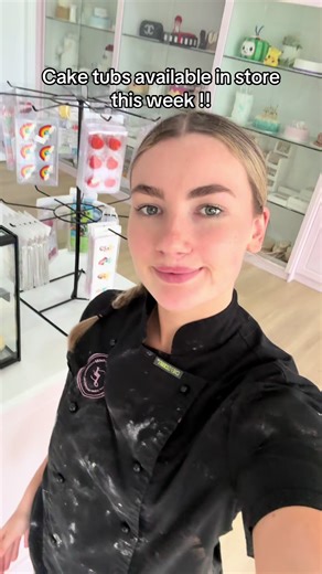 Delicious Cake Tubs Available This Week at Our Shop!