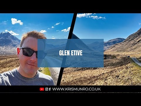 Scenic Glen Etive and Glencoe, Scotland in 4K (The Legendary Skyfall Road)