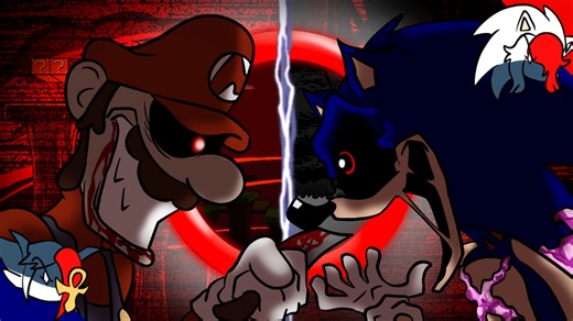 FNF: Mario Madness V2 X Sonic.EXE Horror Showdown