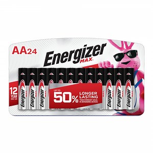 Energizer MAX AA Batteries (24 Pack), Double A Batteries