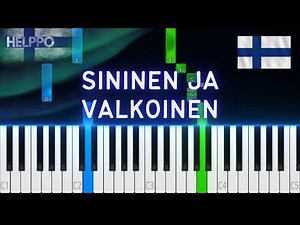 Sininen ja valkoinen | Helppo Piano Tutorial