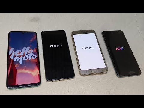 Motorola G45 vs Oppo F21s vs Samsung j7 Nxt vs Redmi Note 10 Reboot Speed Test
