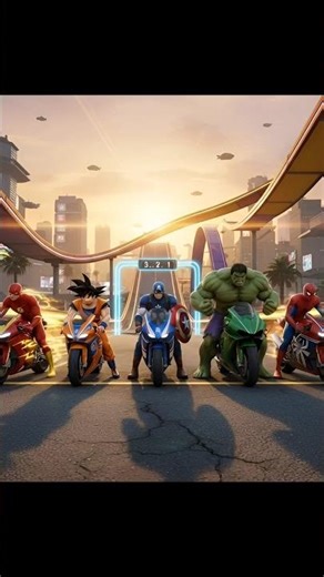 Spider-Man Bike Race in GTA #gta #spiderman #gta6 #shorts