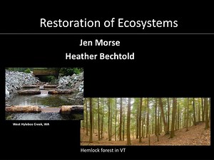 Restoration of Ecosystems - SlideServe