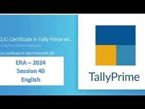 KLiC Tally Prime Era Session 40 Questions English Era Session 40