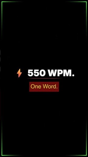 How Fast Can You Read? (One Word Speed Reading Challenge) 550 WPM #shorts