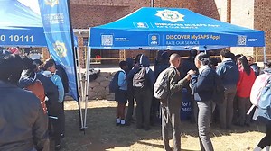 [WATCH] The #TakeAChildToWork campaign is currently underway at the Prosperitus High School in Eersterust. This initiative aims to inspire learners to pursue their goals and ambitions without hindrance, as well as to reach their full potential. Dream, believe and achieve. #SAPSCareers #SAPSEmployerOfChoice | South African Police Service