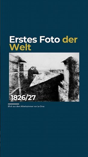 Erstes Foto der Welt