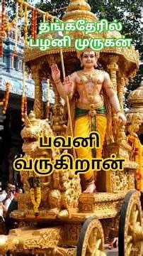 Thangatheril palani murugan #முருகன் கையில் வேல் இருக்கு தெரியுமா முருகன் பக்தி பாடல்