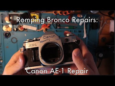 Canon AE-1 Advance Repair