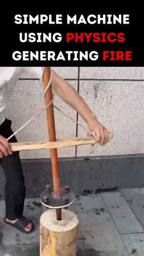 SIMPLE MACHINE USING PHYSICS, GENERATING FIRE #physics #physicsshorts #viralphysics #vcankanpur