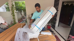 4.1K views · 66 reactions | Split Ac 2 ton Panasonic Ac unboxing installation #rajtechamravati #acwalaimranraj #amravati #installation #unboxing #Panasonic #AC #SplitAC #hvac | Raj Tech | Facebook
