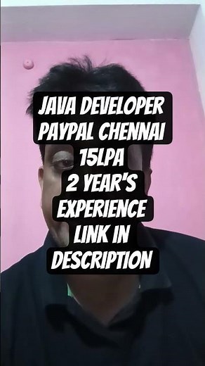 💼 PayPal Hiring Java Developers | Software Engineer Jobs 2025 | ₹15 LPA