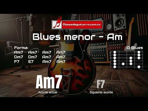 Pista para improvisar - Forma Blues menor en A menor - 100 BPM