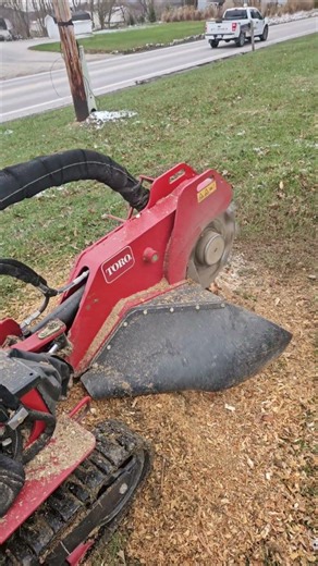 #toro STX38 stump grinder. in action #landscaping #stumpgrinding #2026