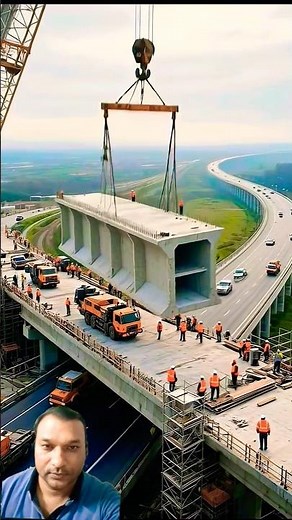 Cables Snap — Bridge Falls Like a Rock! #construction #fail #bridge #engineering