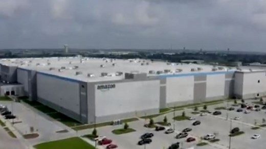 VIDEO: Take a look at the Waco Amazon fulfillment center as it nears completion