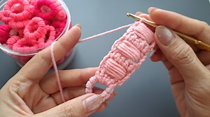 Crochet baby headband 🌸 #diy #crochet #crochetbabyheadband | Crochet & Crafts Therapy