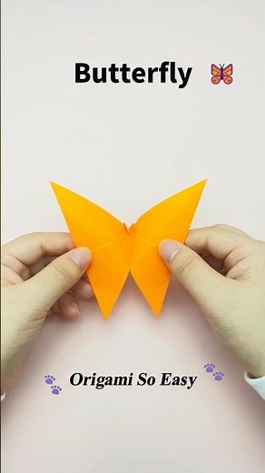 Origami Simplest Easy Butterfly 🦋 | How To Make The Easiest Origami Butterfly