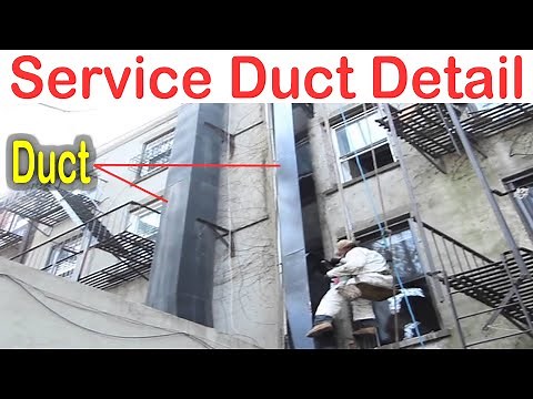 Service duct in building |Duct in Building Construction ! What is a Duct