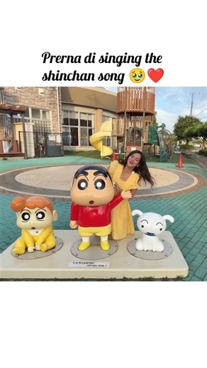 Prena di singing the shinchan song 🥹❤️ ‪@triggeredinsaan‬ #liveinsaan #shorts
