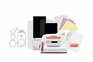 Bira Die Cutting & Embossing Machine Combo, Starter Kit, Mini Die Cut Machine, 3 1/8" Feeding Slot for 3" Paper and Other Materials