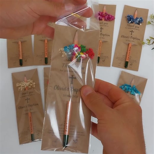 Personalized Seed Pens: Eco-friendly Party Favors-valentines Day Gift - Etsy