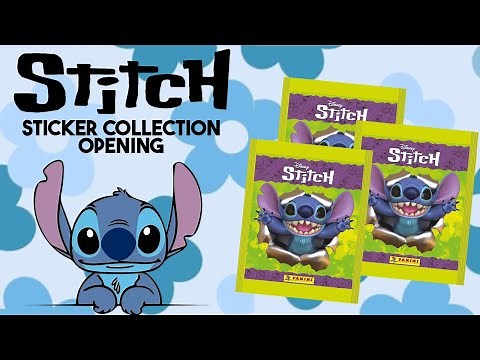 Opening Stitch Sticker Collection | Disney Stitch Panini Sticker Album Starter Pack