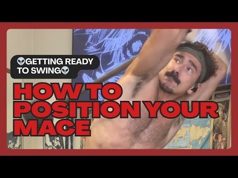 Macebell step 2. Positioning your mace.