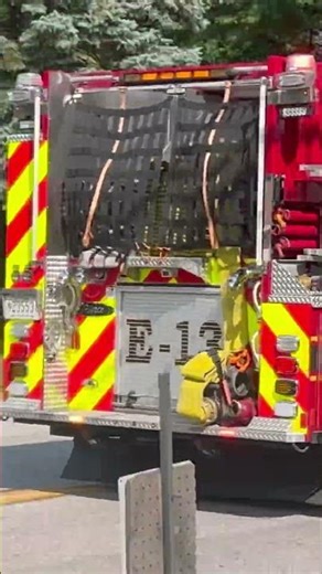 Baltimore County Fire Department Engine 13 Truck 13 Responding to an MVC W/Injury 06-28-25