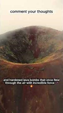 The Volcano That Formed in Just Days 🌋 (Cinder Cone Mystery) #trending #facts #didyouknow