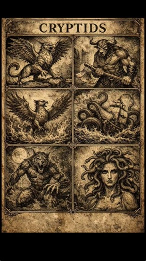 Mythical Creatures Hidden in Old Manuscripts