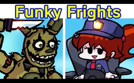 [无码]Friday Night Funkin' VS Springtrap | Funky Frights WEEK 1 DEMO Security GF