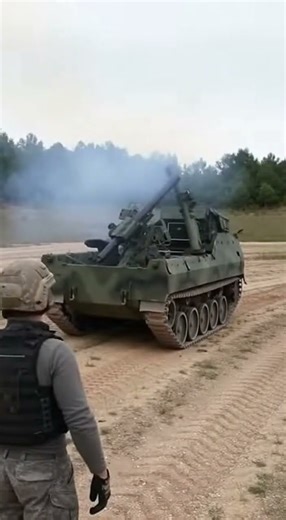 PURE POWER! 🔊 Firing the Heavy Mortar System 🚜 #military #viral #trending #shorts #army