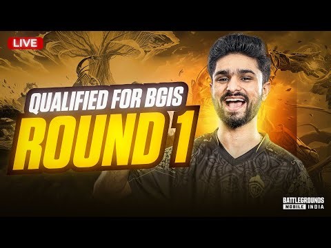 CONQUEROR RANK PUSH WITH BGIS LINEUP | ROUND 1 MATCHES TOMORROW | BGMI LIVE